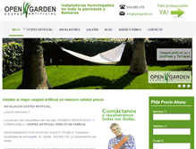 Tablet Screenshot of opengarden.es